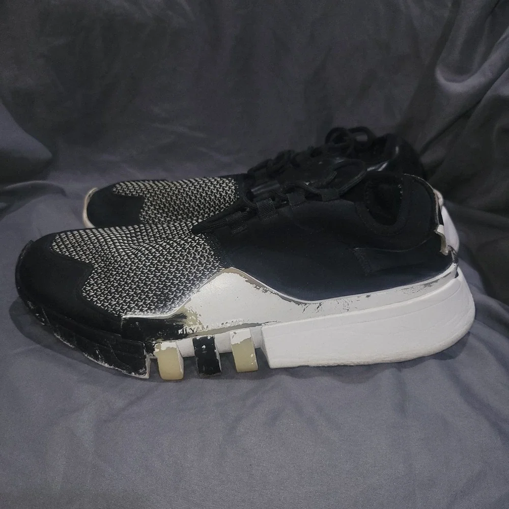 Vintage Winter 2017 Adidas Y-3 Collection Adidas Ayero Black And White Sz 11